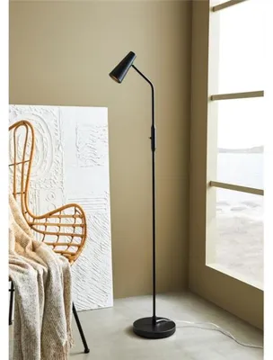 Image de Lampadaire 18 x 150 cm, noir, 2 x G9