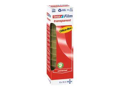 Produktbild von tesa transparent Office-Box 10m x 15mm 12 Rollen