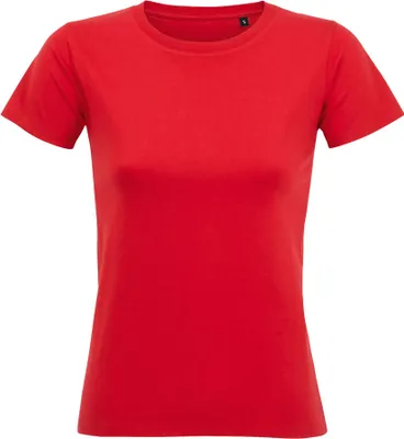 Produktbild von SOLs 02080 | Damen Round Neck Fitted T-Shirt Imperial - Farbe: Red - Größe: L