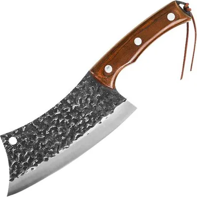 Produktbild von Fleischmesser mit Schutzkappe, 6,88 Zoll, Braun, Kohlenstoffstahl