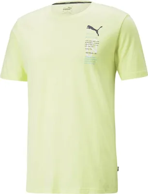 Immagine prodotto di Maglietta a maniche corte Puma Neymar Jr 24/7 Graphic, giallo, taglia L, uomo, giallo, L