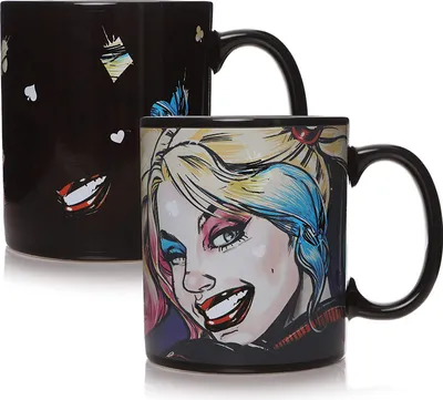 Produktbild von DC Comics Keramiktasse - Heat Change Harley Quinn (300 ml)