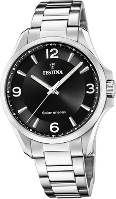 Produktbild von Festina Edelstahl Herren Uhr Armbanduhr silber Luxus D2UF20656/4