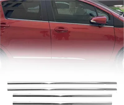 Immagine prodotto di Modanature per finestre per Toyota Yaris hatchback 2012-2020 in acciaio inox 4pcs