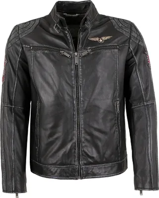 Produktbild von JCC Lederjacke 3102171 Herren vintage black 56
