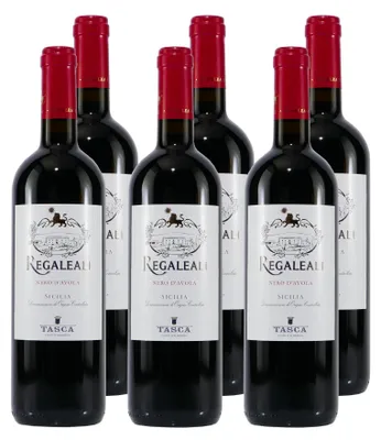 Produktbild von Regaleali Nero d'Avola DOC Rotwein -trocken- (6 x 0,75L)