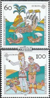 Produktbild von Briefmarken BRD (BR.Deutschland) 1992 Mi 1608-1609 (kompl.Ausgabe) postfrisch Europa