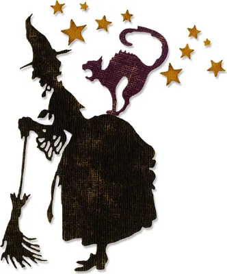 Produktbild von Sizzix Thinlits Stanzschablone by Tim Holtz Witchcraft