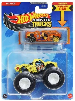 Produktbild von Hot Wheels JCG37, Monstertruck, 3 Jahr(e), Metall, Mehrfarbig