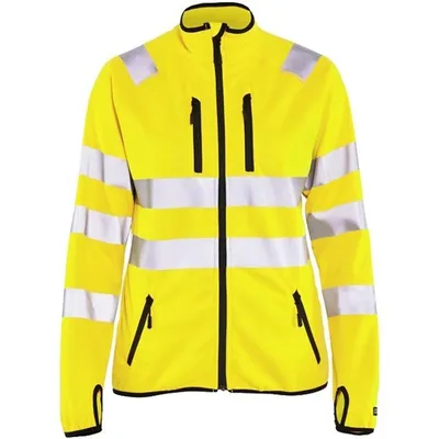 Produktbild von Blakläder Damen High Vis Softshell Jacke 4926 2512 in zwei Farben, Farbe:gelb, Größe:L