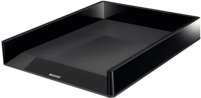 Produktbild von Briefkorb A4 PS Duo Colour schwarz Packung mit 4 Stück