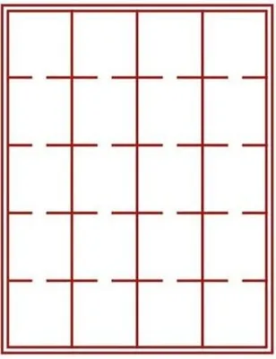 Produktbild von Lindner 2722 Münzbox mit 20 quadratischen Vertiefungen für OCTOS und Münzrähmchen mit 50 x 50 mm-Rauchglas / dunkelrote Einlage