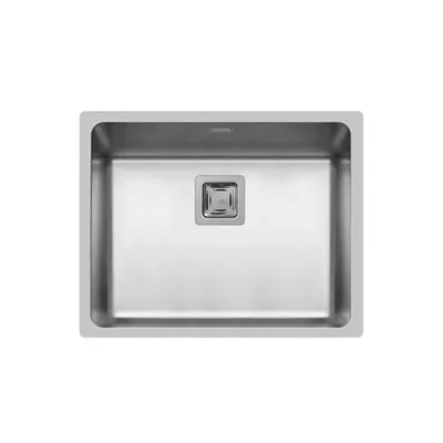 Produktbild von PYRAMIS Spüle LUME (50x40) 1B aus Edelstahl poliert für flächenbündige Montage / Edelstahlspüle