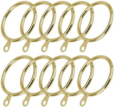 Zdjęcie produktu dla Pierścienie do karnisza, 12 sztuk, metalowe