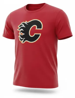 Produktbild von Fanatics Herren NH T-Shirt ogo Grahic Calgary Flames Rot 1878MURD1ADCF Größe L