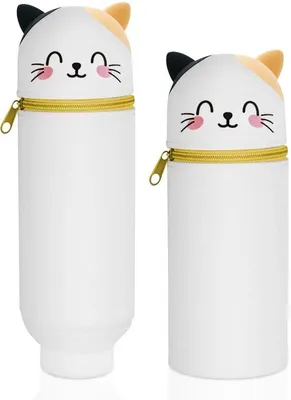 Produktbild von Silikon Etui mit Reißverschluss und Stifthalter, weich, 2in1, für Kinder
