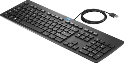 Immagine prodotto di Hp Slim Usb Keboard Tastiera Cablata Con Filo 803181-l31 Layout Qwerty Us Usa