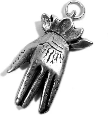 Produktbild von Minott Hand Anhänger aus versilbertem Messing 21507