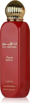 Immagine prodotto di Lattafa Ana Abiyedh Rouge Spray Profumato Per Il Corpo Da Donna 150Ml
