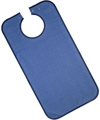 Produktbild von PFLEGE POINT® Ess-Schürze mit Druckknöpfen dunkelblau