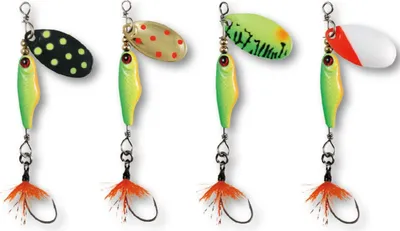 Produktbild von Paladin Spinner Rotor Oli mit Fischkörper 5,6g - Spinnköder, Farbe:schwarz-gelb/chromfarben