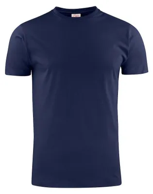 Image de T-shirt "Heavier Pro" pour hommes/femmes, coupe unie, en Coton ET694 (taille L), couleur marine
