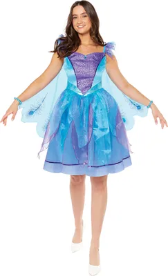 Produktbild von Pfau Damenkostüm Elegant blau-lila - L