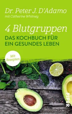 Obrázok produktu pre 4 Blutgruppen - Das Kochbuch für ein gesundes Leben