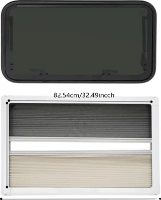 Produktbild von Drehfenster, Fliegengitter, Integriertes Design, schwarz