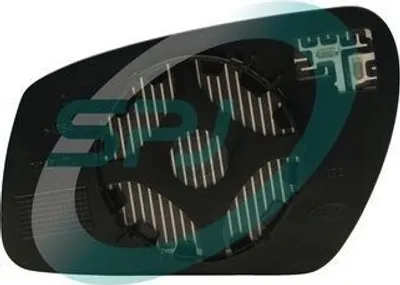 Produktbild von SPJ Spiegelglas Außenspiegel Links für FORD Focus II Schrägheck (DA, HCP, DP) Konvex Beheizbar L-0583