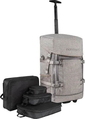 Produktbild von normani Rucksack-Trolley Handgepäck mit Kleidertaschen