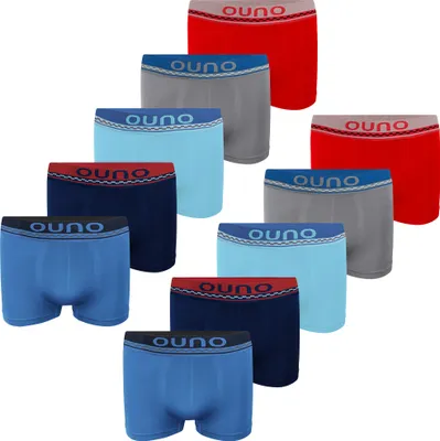 Produktbild von 10er Set Jungen Boxershorts - Kariert - Bunt