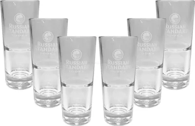 Produktbild von Russian Standard Glas Gläser-Set - 6x Longdrink Gläser