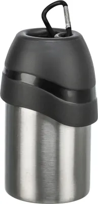 Produktbild von TRIXIE Flasche mit Trinknapf - schwarz - 0,3 l