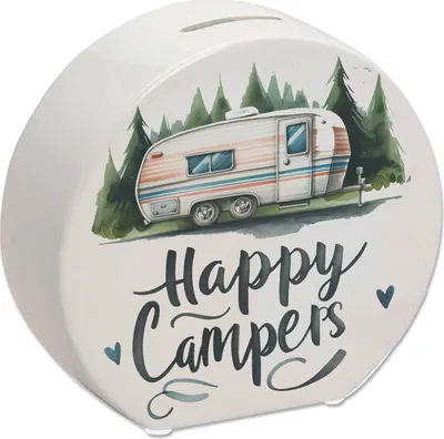 Produktbild von Happy Campers Wohnwagen Spardose