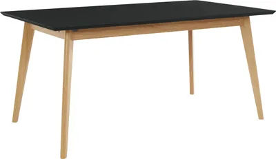 Produktbild von Esstisch 160 cm in Schwarz / Eiche