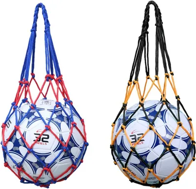 Produktbild von Netztasche,2 Stück Tragbare Tennistasche Netzaufbewahrungstasche Volleyball Basketballtasche Fußballnetztasche Handballballtasche Trainingstasche Fußballnetz