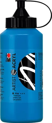 Produktbild von Marabu Künstler-Acrylfarbe Artist Acryl 500 ml primärcyan