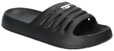 Produktbild von American Club NH195, Herren Schaumstoff Pantoletten leichte Badeschuhe bequem, Schwarz 41