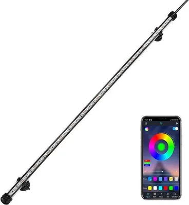 Productafbeelding van LED Aquariumverlichting met App, RGB Kleurverandering en Volledig Spectrum