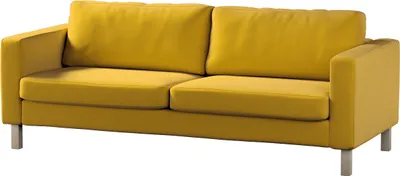 Produktbild von Dekoria Bezug für Karlstad Schlafsofa, honiggelb, Bezug für Karlstad 3-Sitzer ausklappbar