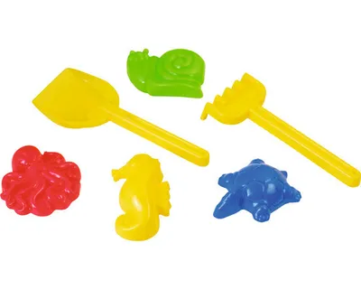 Immagine prodotto di Set da gioco con sabbia, 6 pezzi