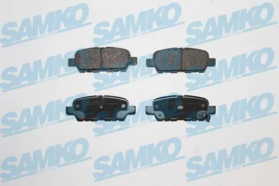 Produktbild von SAMKO Bremsbeläge Satz Hinten Bremsklötze für RENAULT KOLEOS (HY) 5SP857