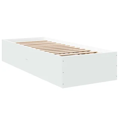 Produktbild von Bettgestell Weiß 100x200 cm Holzwerkstoff