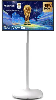 Produktbild von Hisense 32 '' S6S | RoamView Portable Touchscreen 4K 60 Hz, 81,3 cm (32"), 3840 x 2160 Pixel, 4K Ultra HD, LED, WLAN, Weiß