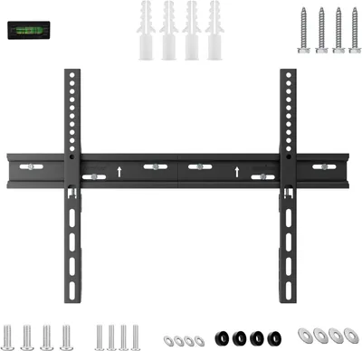 Imagen del producto de Soporte universal de pared, ultra delgado, para televisores LCD, LED y plasma de pantalla plana de 26 a 72 pulgadas. Compatible con monitores VESA de hasta 600x400. Capacidad máxima de carga: 50 kg