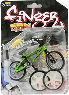 Zdjęcie produktu dla Symulacja dzieci Mini Alloy Finger Rowery zapasowe opony Zielony prezent