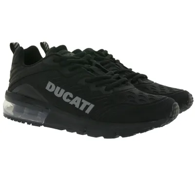 A pair of black athletic shoes.