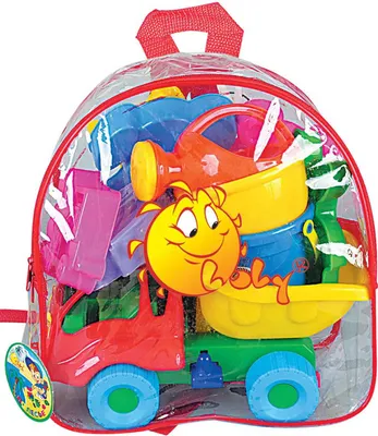 Produktbild von Polesie Sandset Muldenkipper Royal Lastwagen LKW Kipper Eimergarnitur Rucksack