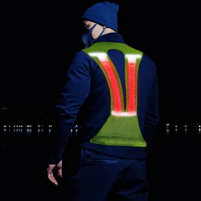 Productafbeelding van Led veiligheidsvest - Reflecterend - Groen